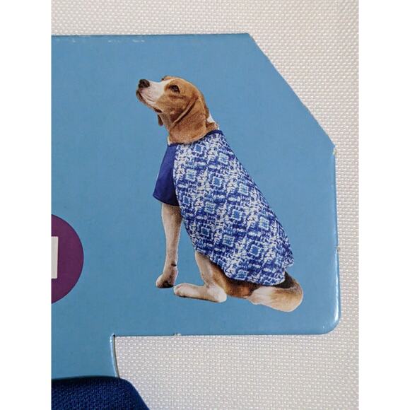 NEW Vibrant Life M Medium DOG Tie Dye Blue TSHIRT Shirt Top New Beagle Poodle - Picture 3 of 5